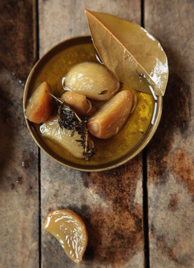 Garlic confit