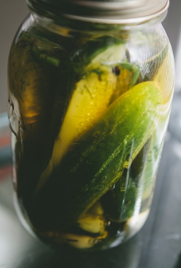 Garlic dill pickles