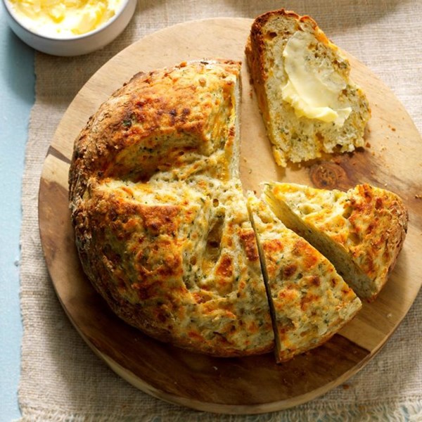 Garlic-dill soda bread