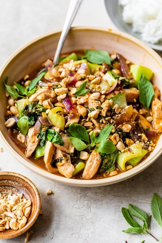Garlic-ginger chicken stir-fry