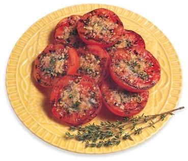 Garlic grilled tomatoes