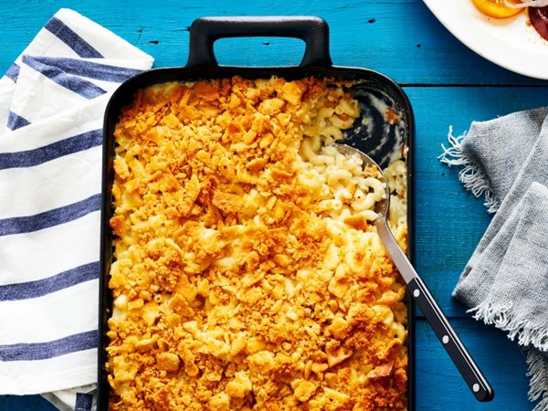 Garlic-herb mac and cheese 