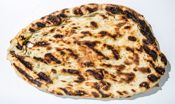 Garlic-herb naan