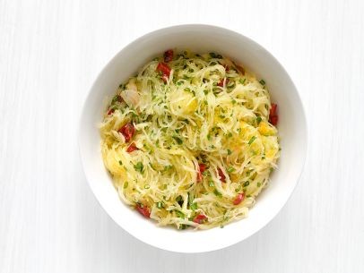 Garlic-herb spaghetti squash