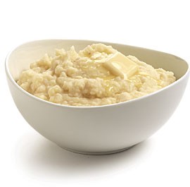 Garlic-infused mashed potatoes and celery root