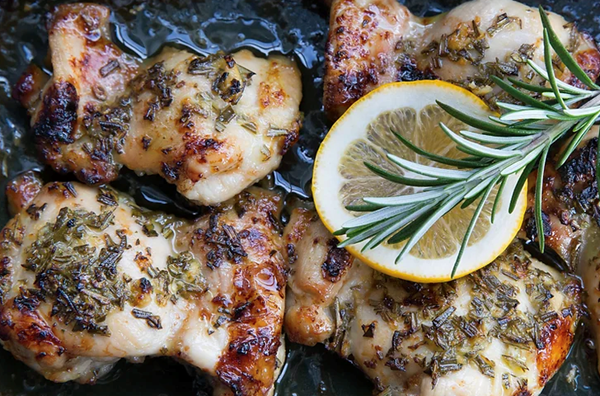 Garlic, lemon and rosemary chicken