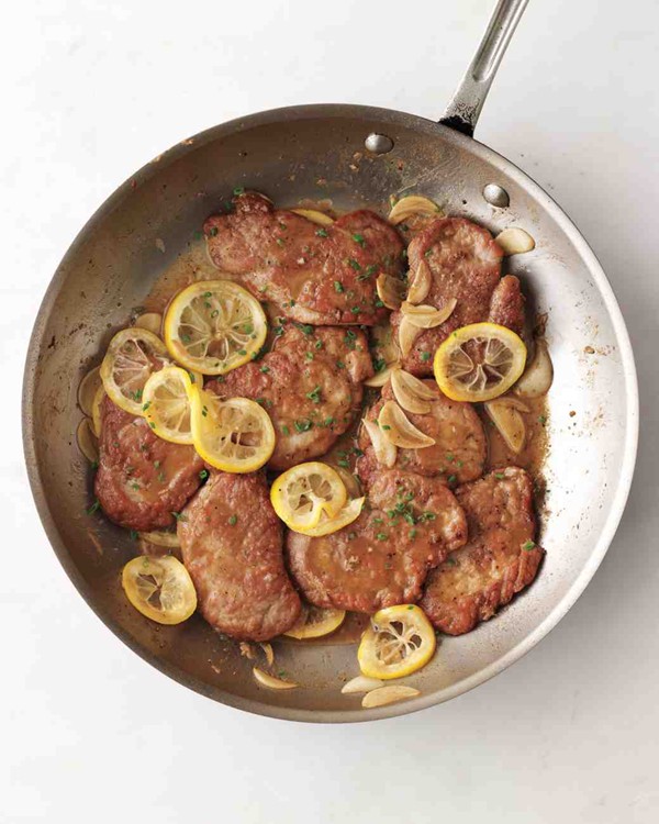 Garlic-lemon pork