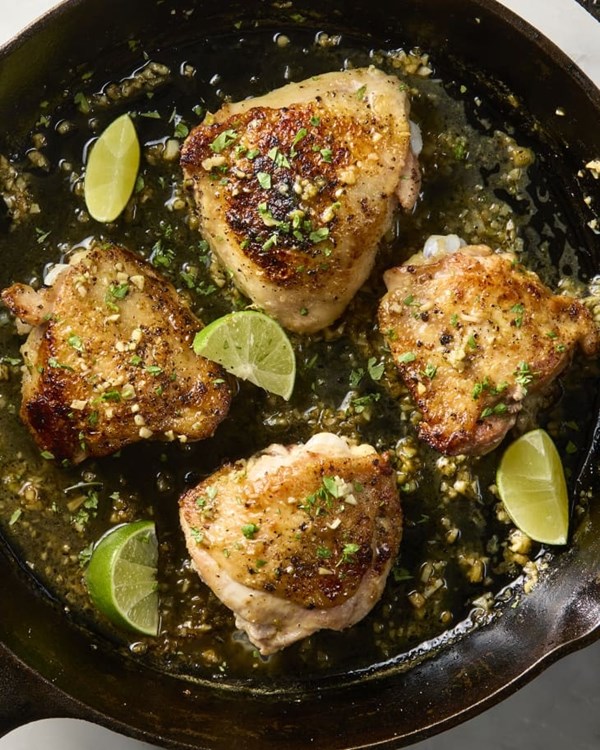 Garlic-lime chicken