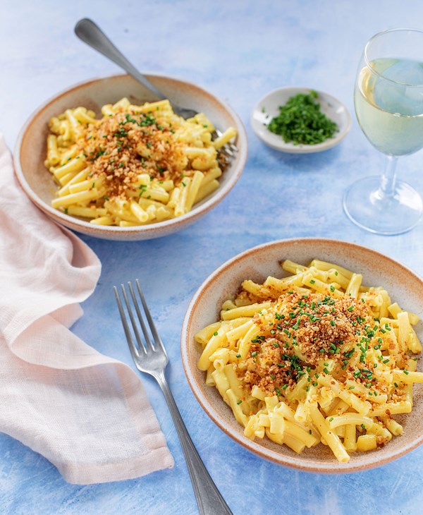 Garlic mac & cheese