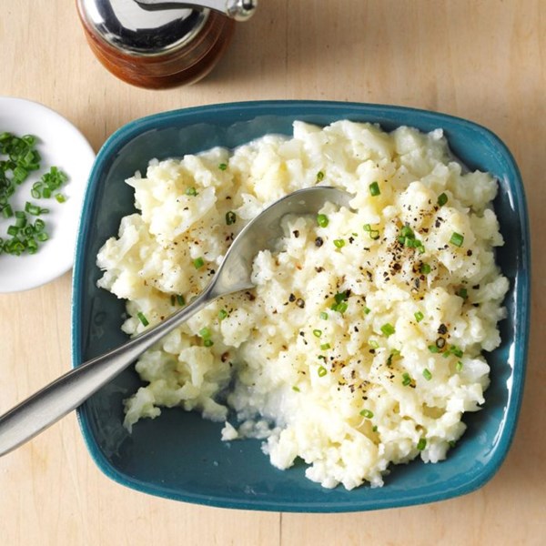Garlic mashed cauliflower