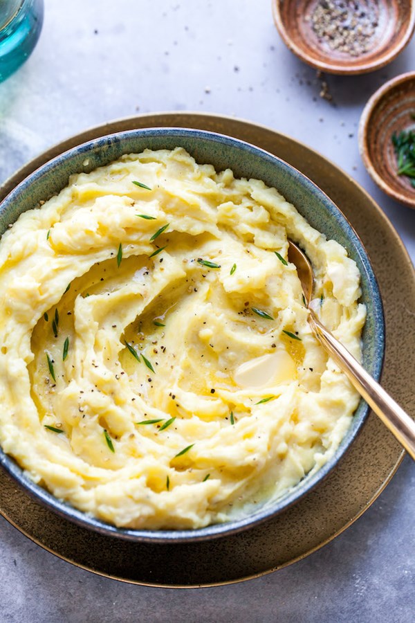 Garlic mashed potatoes