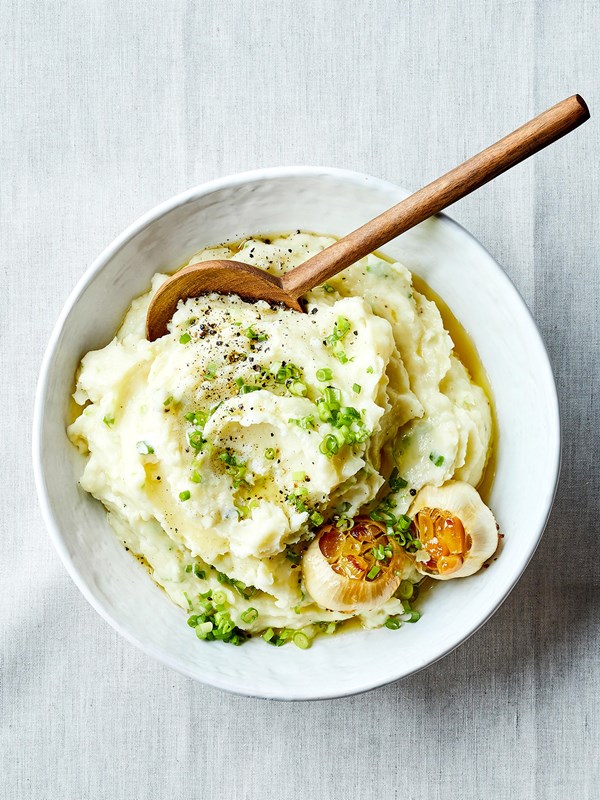 Garlic mashed potatoes
