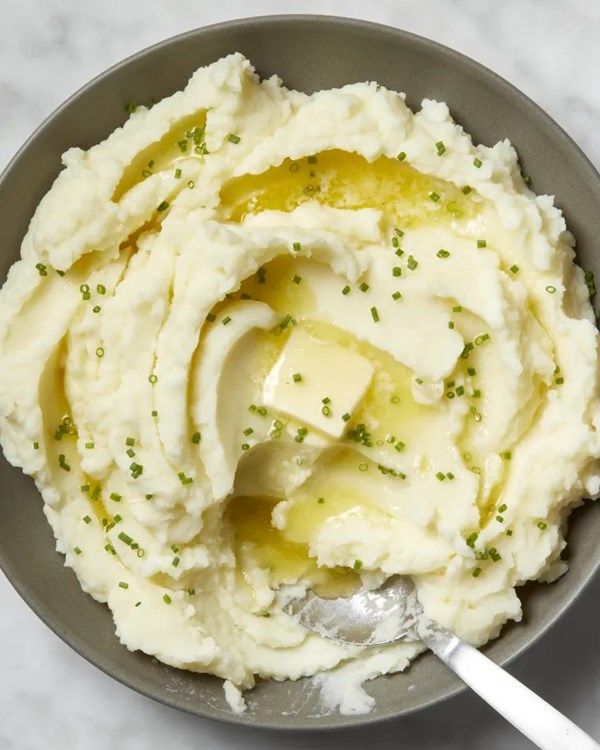 Garlic mashed potatoes