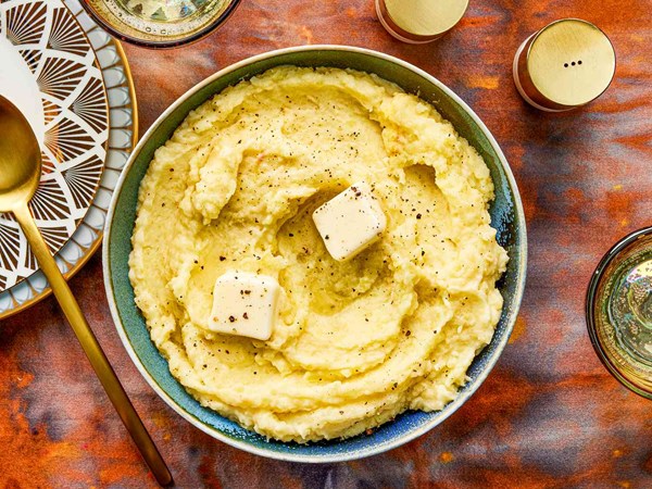 Garlic mashed potatoes