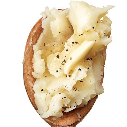 Garlic mashed potatoes