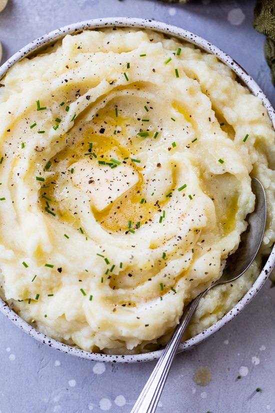 Garlic mashed potatoes