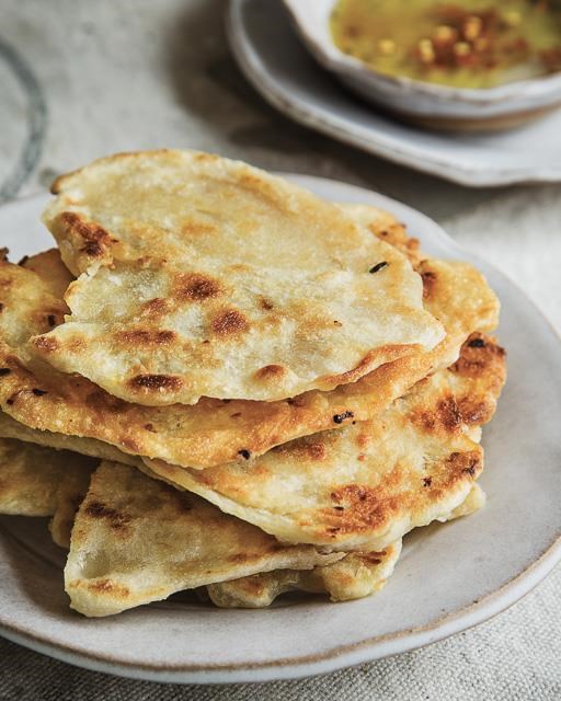 Garlic pancakes