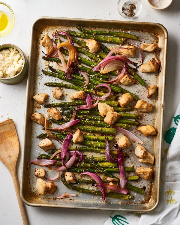 Garlic-Parmesan chicken bake