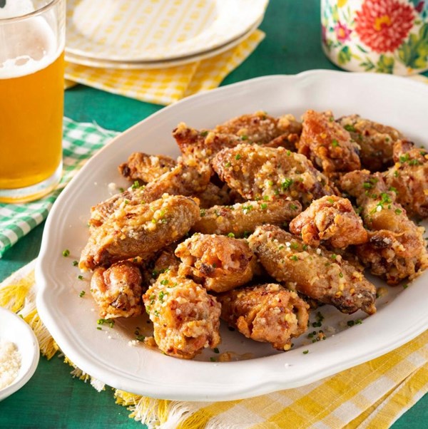 Garlic-Parmesan chicken wings
