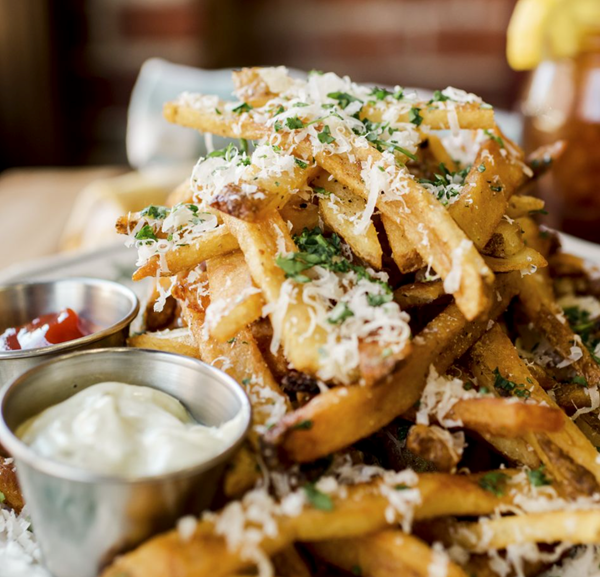 Garlic Parmesan French fries