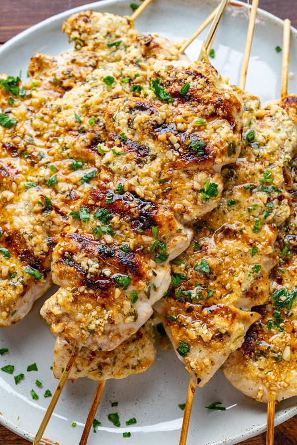 Garlic Parmesan grilled chicken