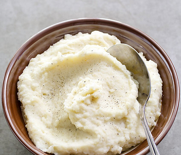 Garlic-Parmesan mashed potatoes