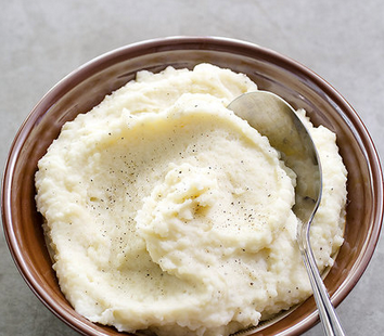 Garlic-Parmesan mashed potatoes