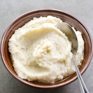 Garlic-Parmesan mashed potatoes