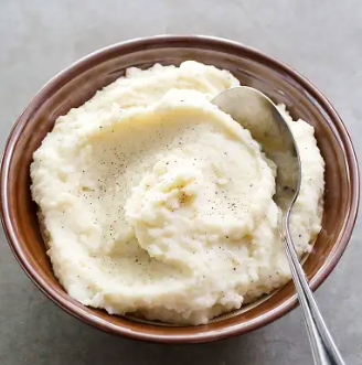 Garlic-Parmesan mashed potatoes