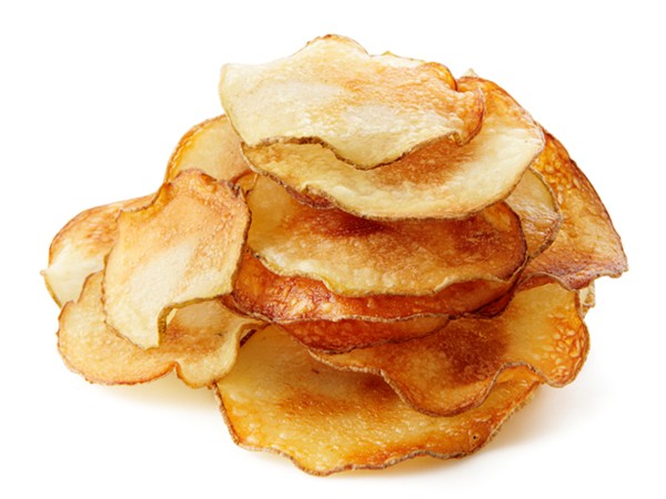 Garlic potato chips