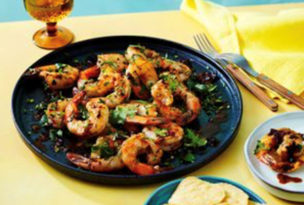 Garlic prawns (Camarones al ajillo)