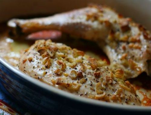 Garlic roasted chicken
