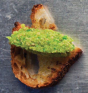 Garlic scape pesto