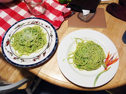 Garlic scapes