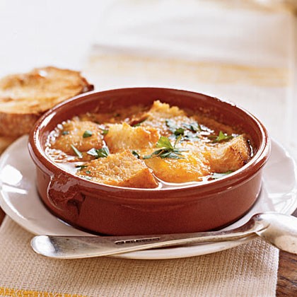 Garlic soup (Sopa de ajo)