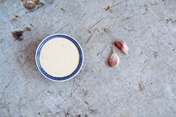Garlic tahini dressing