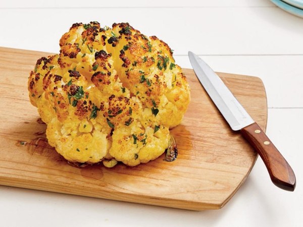 Garlic whole roasted cauliflower