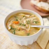 Garlicky ginger soup