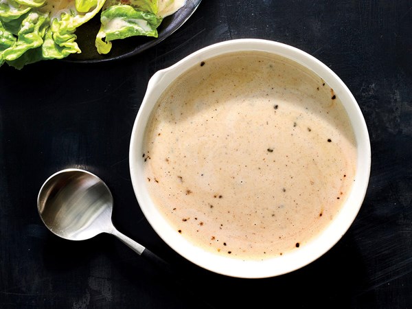 Garlicky lemon-tahini dressing