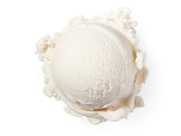 Gelato-style vanilla ice cream