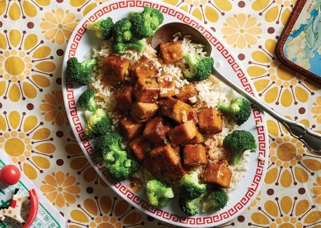 General Tso's tofu