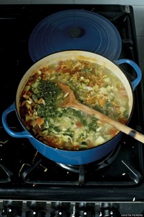 Genoese minestrone (Minestrone Genovese)