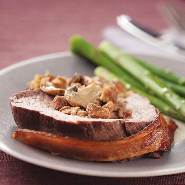 Genrose’s stuffed beef tenderloin