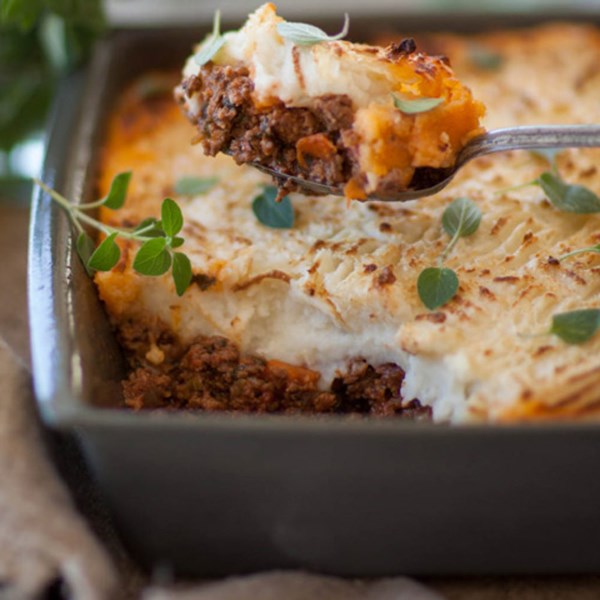 Gently spicy shepherd's pie