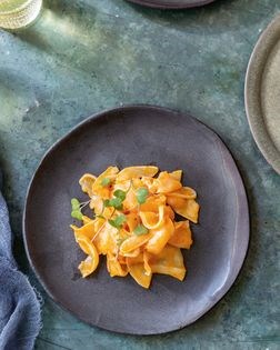 Geoduck ceviche with Calabrian chile sauce [Abel Padilla]