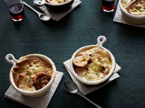 Geoffrey Zakarian's French onion soup with braised short ribs