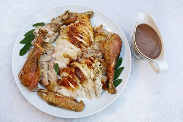 George Vanderbilt's favorite roast turkey and gravy