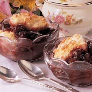 George Washington cherry cobbler