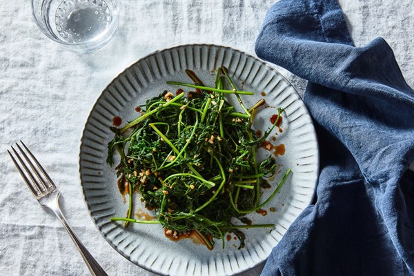 Georgia Freedman & Tusheng Shiguan’s carrot greens salad