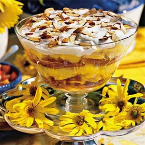 Georgia peach trifle
